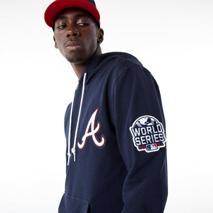 Navy Blue Atlanta Braves 2021 Atlanta Braves New Era Elite Hoodie
