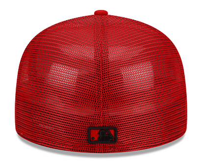 Red Mesh Cincinnati Reds Gray Bottom New Era 59FIFTY Fitted