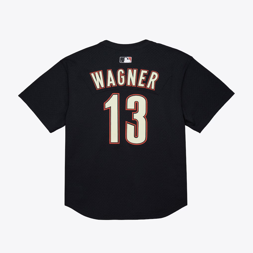 Houston Astros Billy Wagner Mitchell & Ness Black 2001 Authentic Mesh Batting Practice Jersey