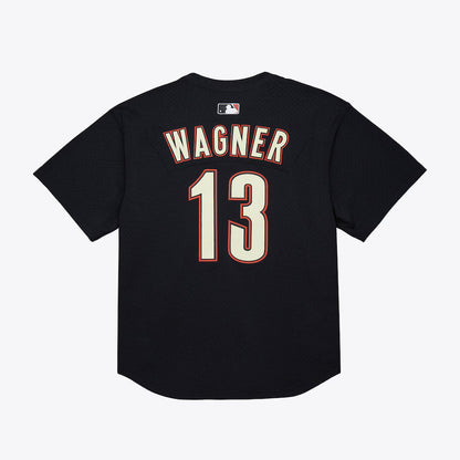 Houston Astros Billy Wagner Mitchell & Ness Black 2001 Authentic Mesh Batting Practice Jersey