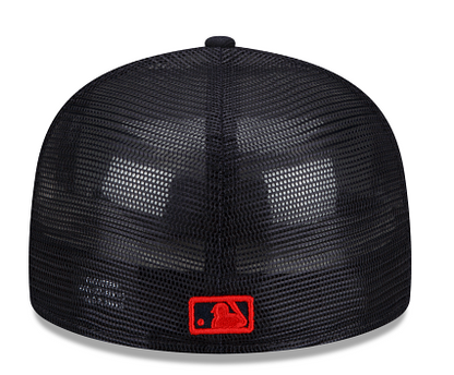 Navy Blue Mesh Minnesota Twins Gray Bottom New Era 59FIFTY Fitted