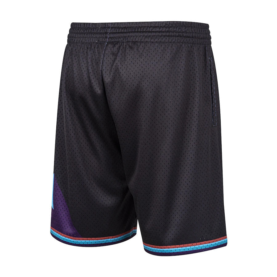 Utah Jazz 1996 - 97 Mitchell & Ness Black Swingman Shorts