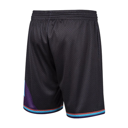 Utah Jazz 1996 - 97 Mitchell & Ness Black Swingman Shorts