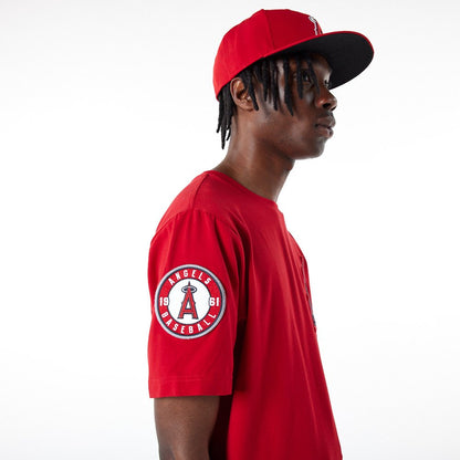 Red Los Angeles Angels 2002 World Series New Era Elite T-Shirt