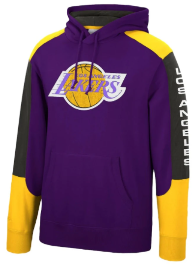 Mitchell & Ness Los Angeles Lakers Fusion Fleece Hoodie