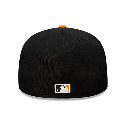 Black Florida Marlins Tigerfill 2003 World Series Patch Orange Bottom 59FIFTY Fitted