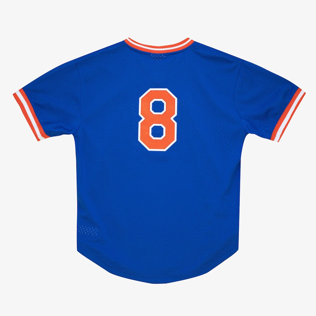 New York Mets Gary Carter Mitchell & Ness Royal Blue 1986 Authentic Mesh Batting Practice Jersey