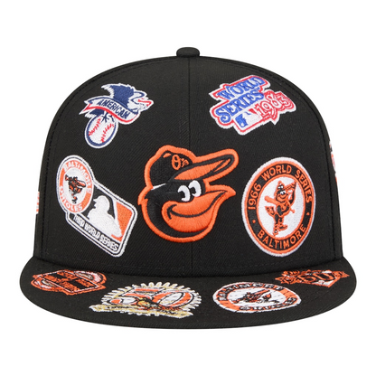 New Era Baltimore Orioles 'All Over' 59FIFTY Fitted Black