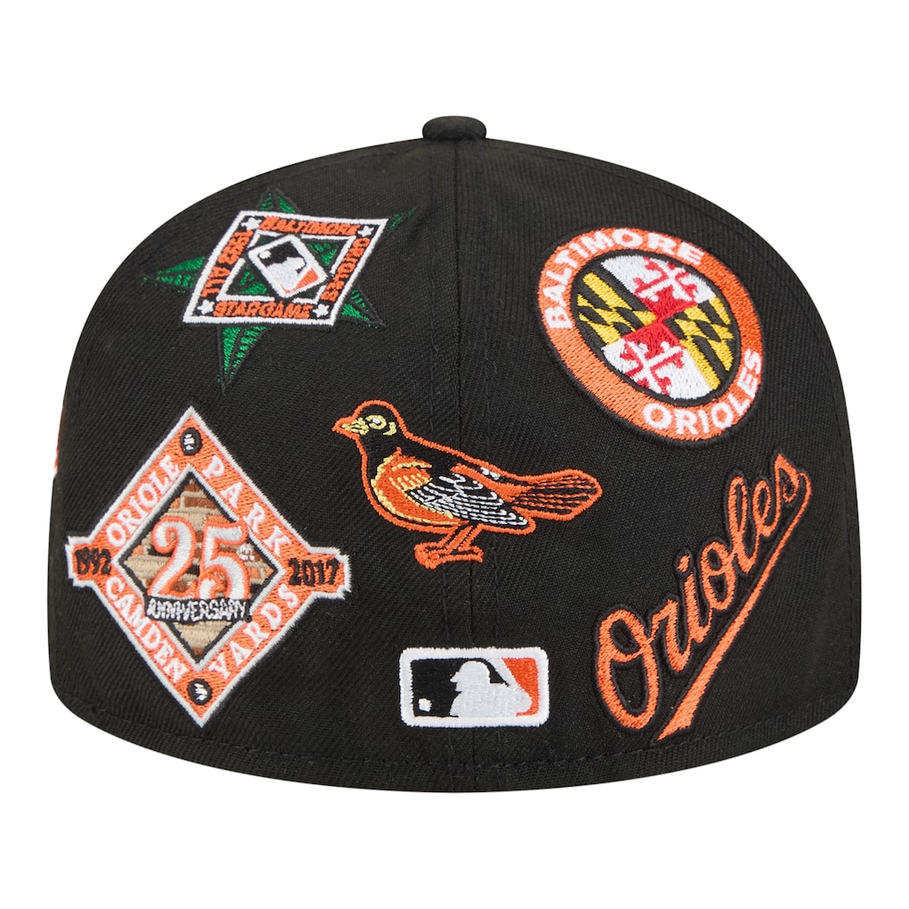 New Era Baltimore Orioles 'All Over' 59FIFTY Fitted Black