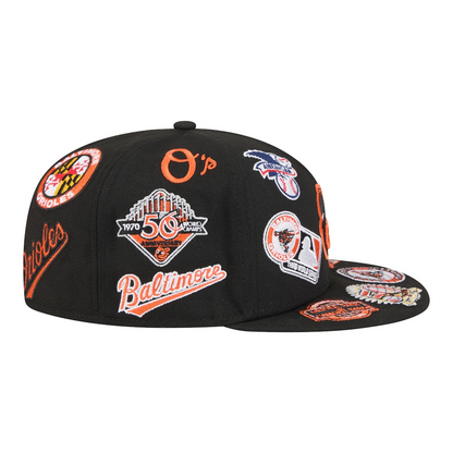 New Era Baltimore Orioles 'All Over' 59FIFTY Fitted Black
