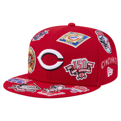 New Era Cincinnati Reds 'All Over' 59FIFTY Fitted Red