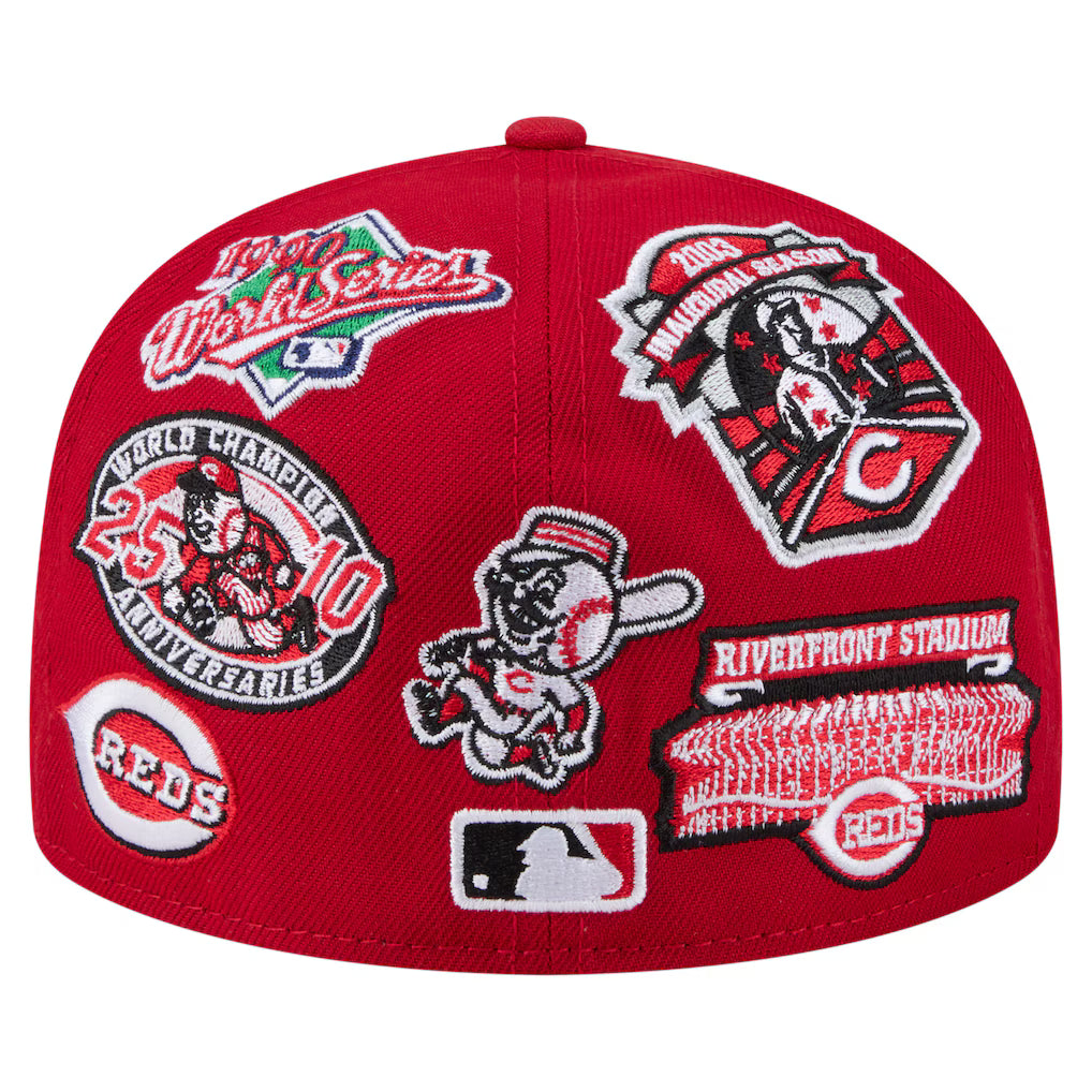 New Era Cincinnati Reds 'All Over' 59FIFTY Fitted Red