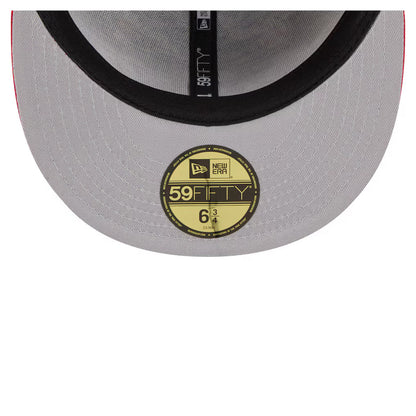 New Era Los Angeles Angels 'All Over' 59FIFTY Fitted Red