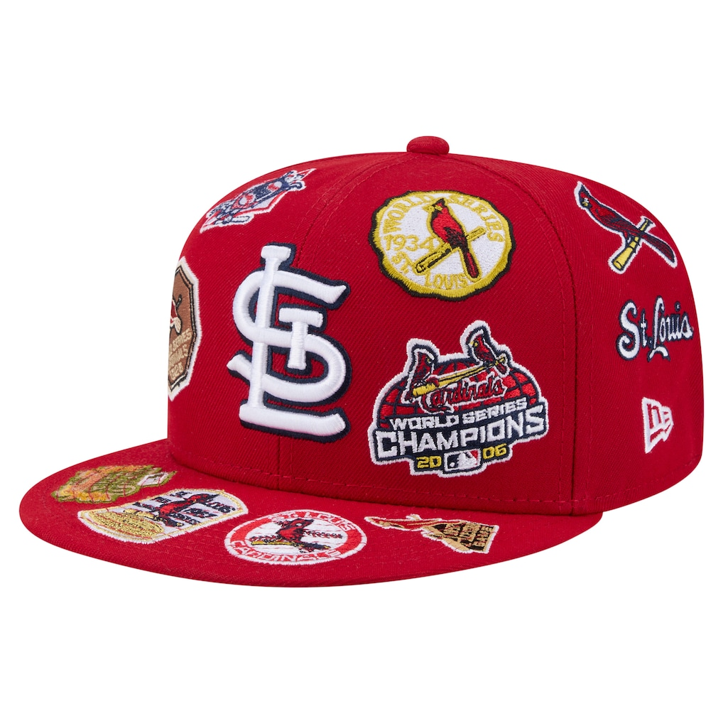 New Era St Louis Cardinals 'All Over' 59FIFTY Fitted Red