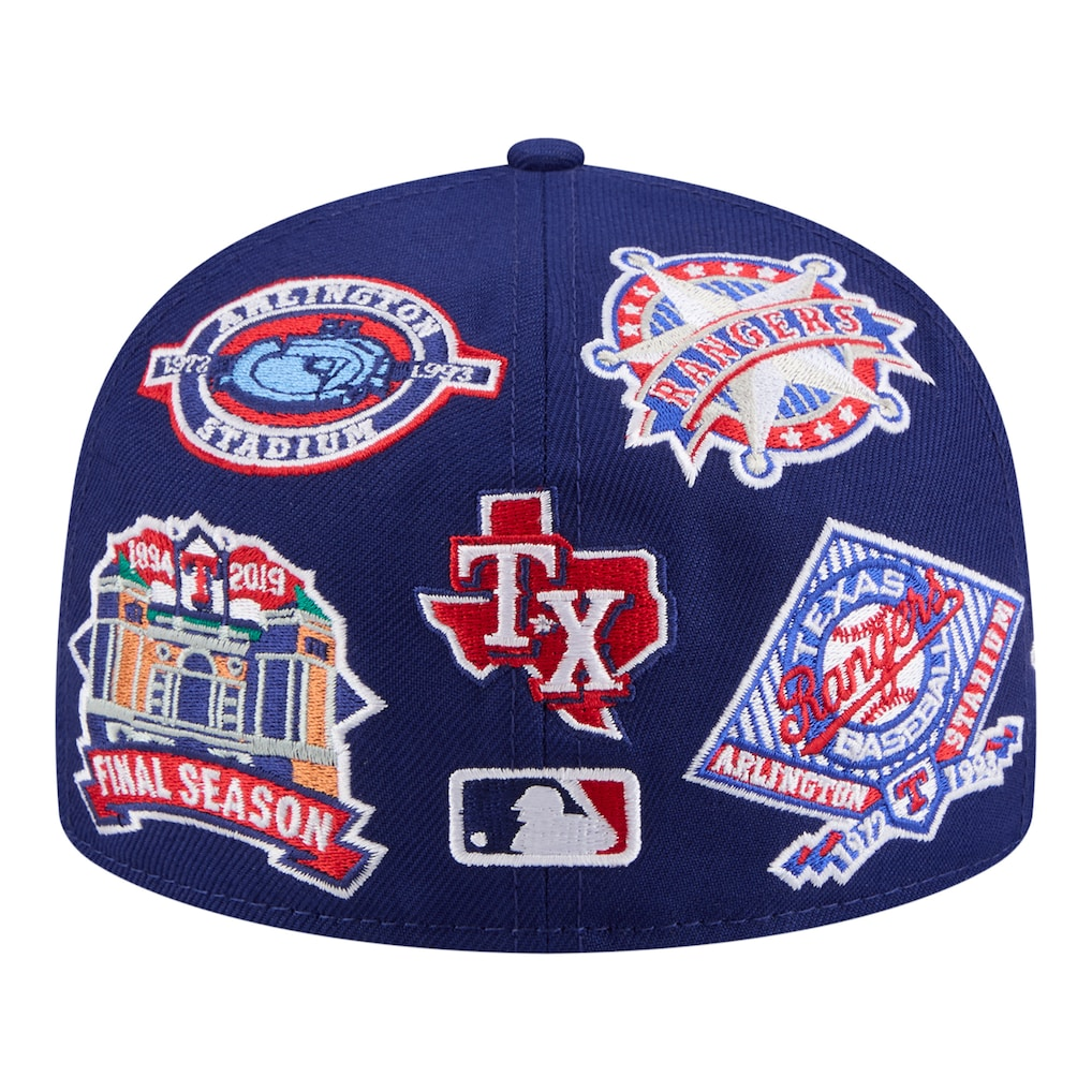 New Era Texas Rangers 'All Over' 59FIFTY Fitted Royal Blue