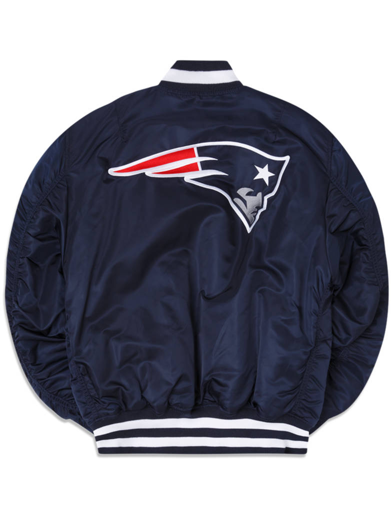 New England Patriots Alpha Industries X New Era Reversible MA-1 Bomber Jacket