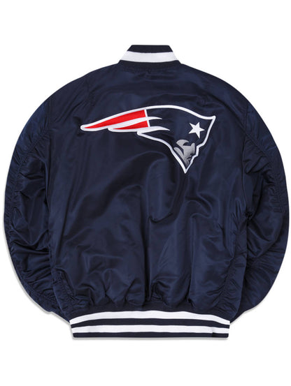 New England Patriots Alpha Industries X New Era Reversible MA-1 Bomber Jacket