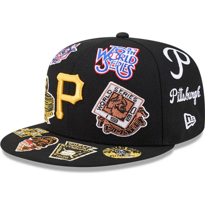 New Era Pittsburgh Pirates 'All Over' 59FIFTY Fitted Black