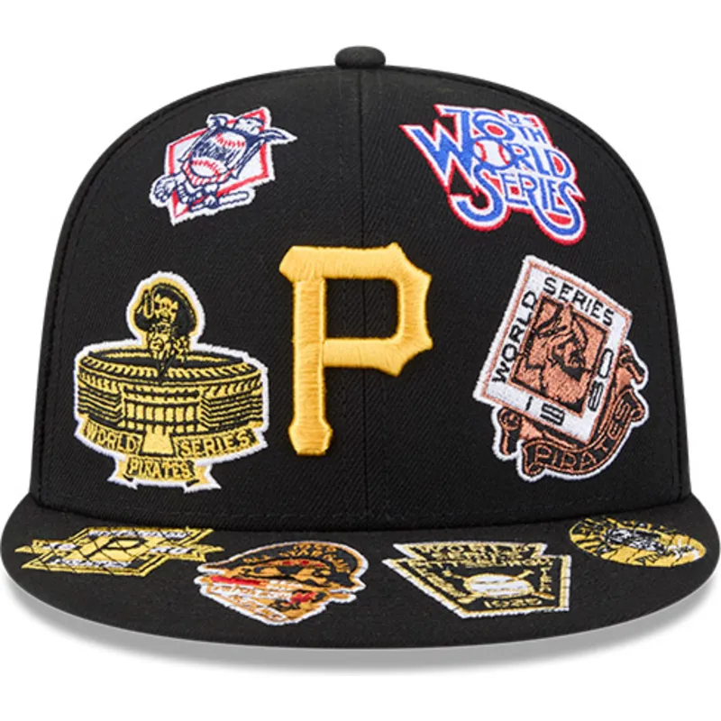 New Era Pittsburgh Pirates 'All Over' 59FIFTY Fitted Black