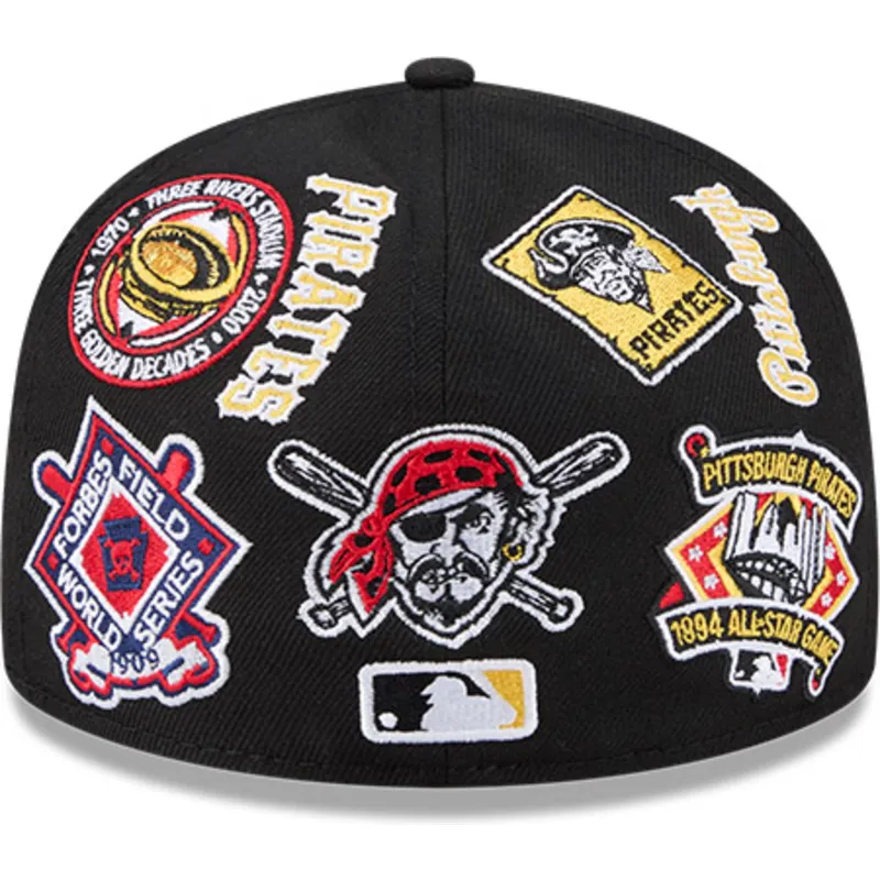 New Era Pittsburgh Pirates 'All Over' 59FIFTY Fitted Black