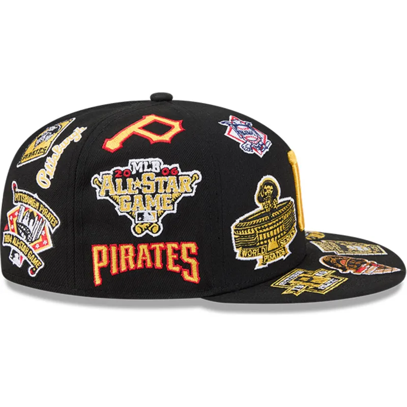 New Era Pittsburgh Pirates 'All Over' 59FIFTY Fitted Black