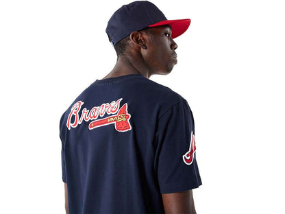 Navy Blue Atlanta Braves 2021 World Series New Era Elite T-Shirt