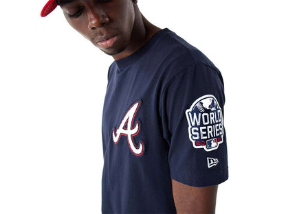 Navy Blue Atlanta Braves 2021 World Series New Era Elite T-Shirt