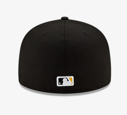 Black Pittsburgh Pirates City Patch Gray Bottom New Era 59fifty Fitted