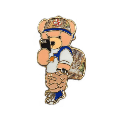 Houston Astros Bear Metal Pin