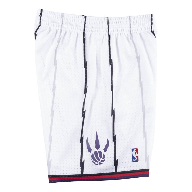 Toronto Raptors 1998 - 99 Mitchell & Ness White Swingman Shorts