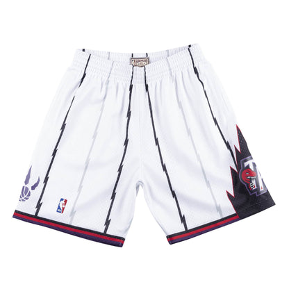 Toronto Raptors 1998 - 99 Mitchell & Ness White Swingman Shorts