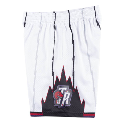 Toronto Raptors 1998 - 99 Mitchell & Ness White Swingman Shorts