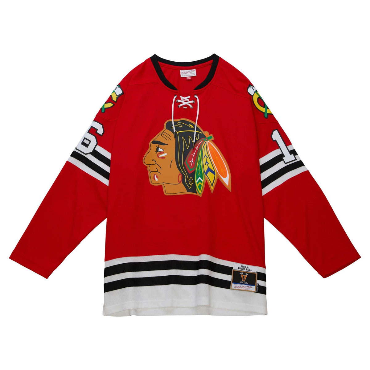 Mitchell & Ness Blue Line Bobby Hull Chicago Blackhawks 1960 Authentic Hockey Jersey