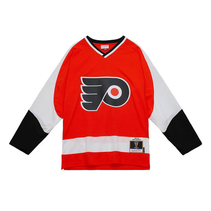 Mitchell & Ness Blue Line Dave Schultz Philadelphia Flyers 1974 Authentic Hockey Jersey