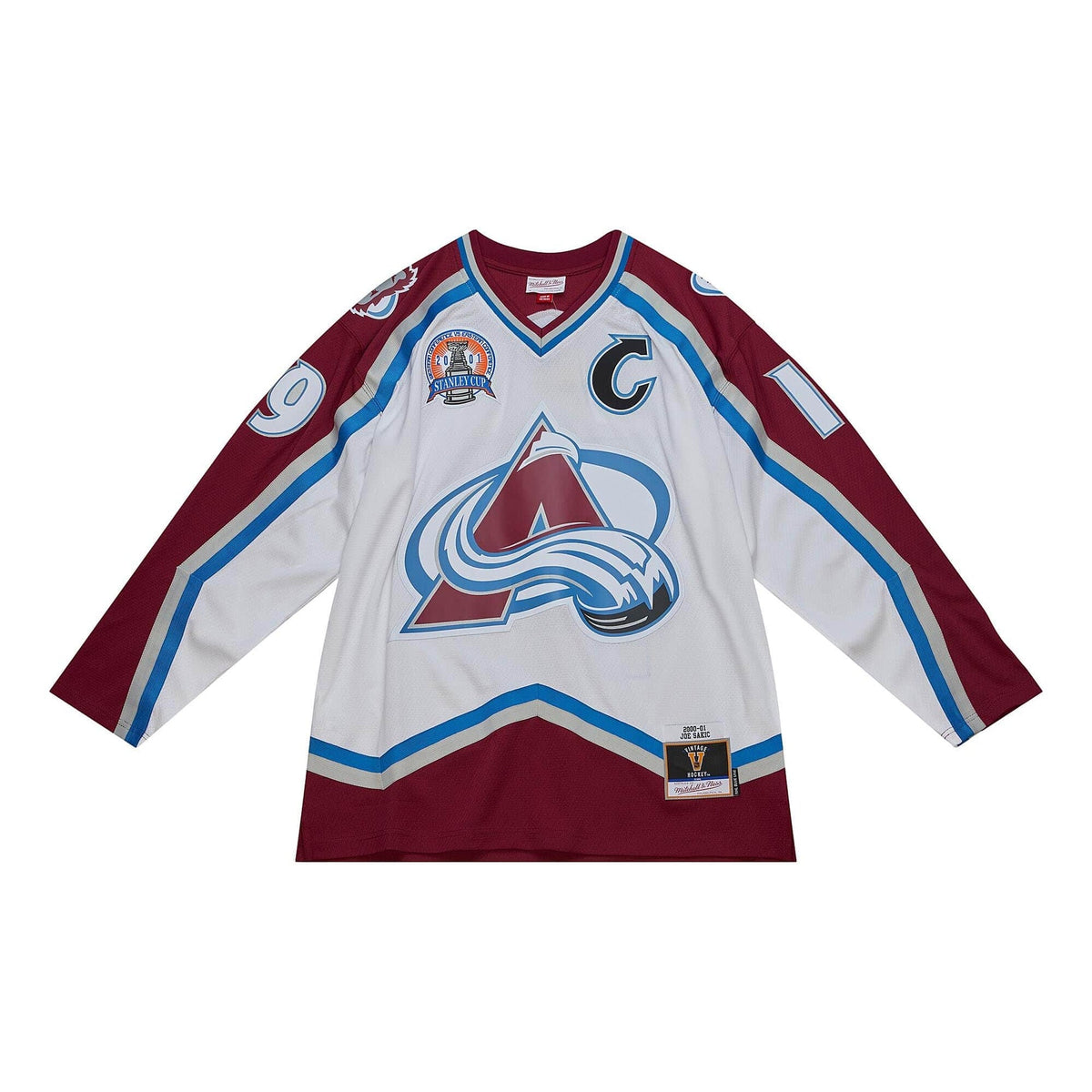 Mitchell & Ness Blue Line Joe Sakic Colorado Avalanche 2000 Authentic Hockey Jersey