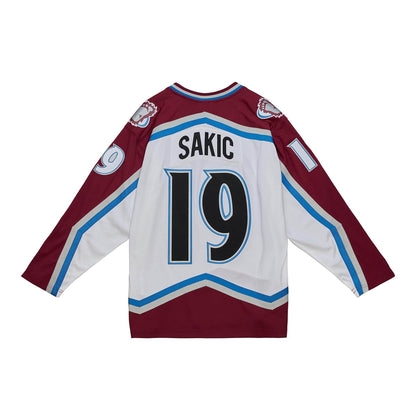 Mitchell & Ness Blue Line Joe Sakic Colorado Avalanche 2000 Authentic Hockey Jersey
