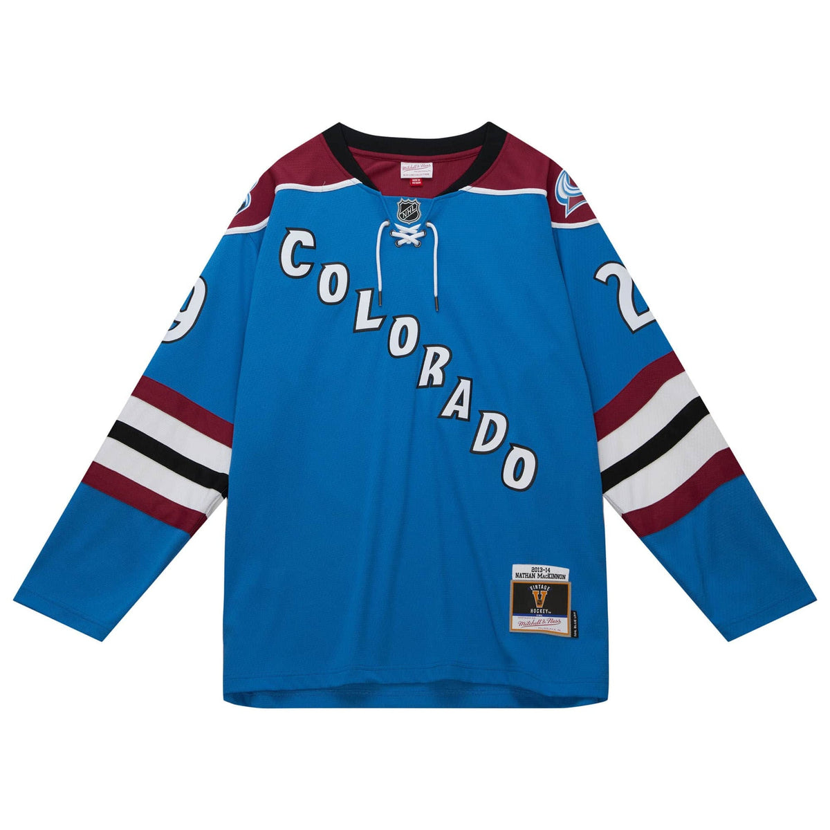 Mitchell & Ness Blue Line Nathan Mackinnon Colorado Avalanche 2013 Authentic Hockey Jersey