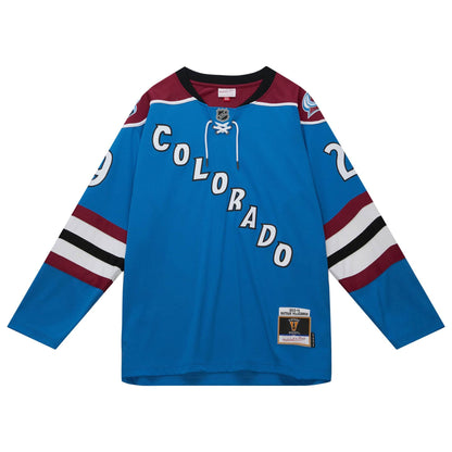 Mitchell & Ness Blue Line Nathan Mackinnon Colorado Avalanche 2013 Authentic Hockey Jersey