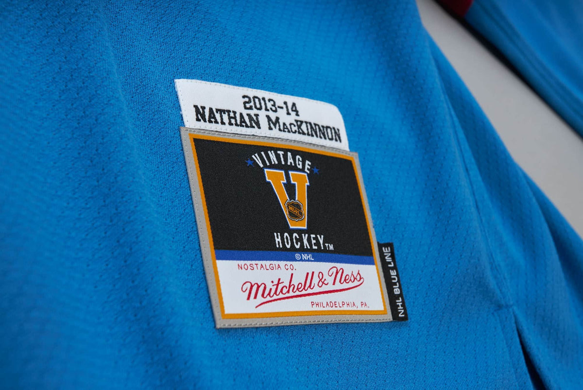 Mitchell & Ness Blue Line Nathan Mackinnon Colorado Avalanche 2013 Authentic Hockey Jersey