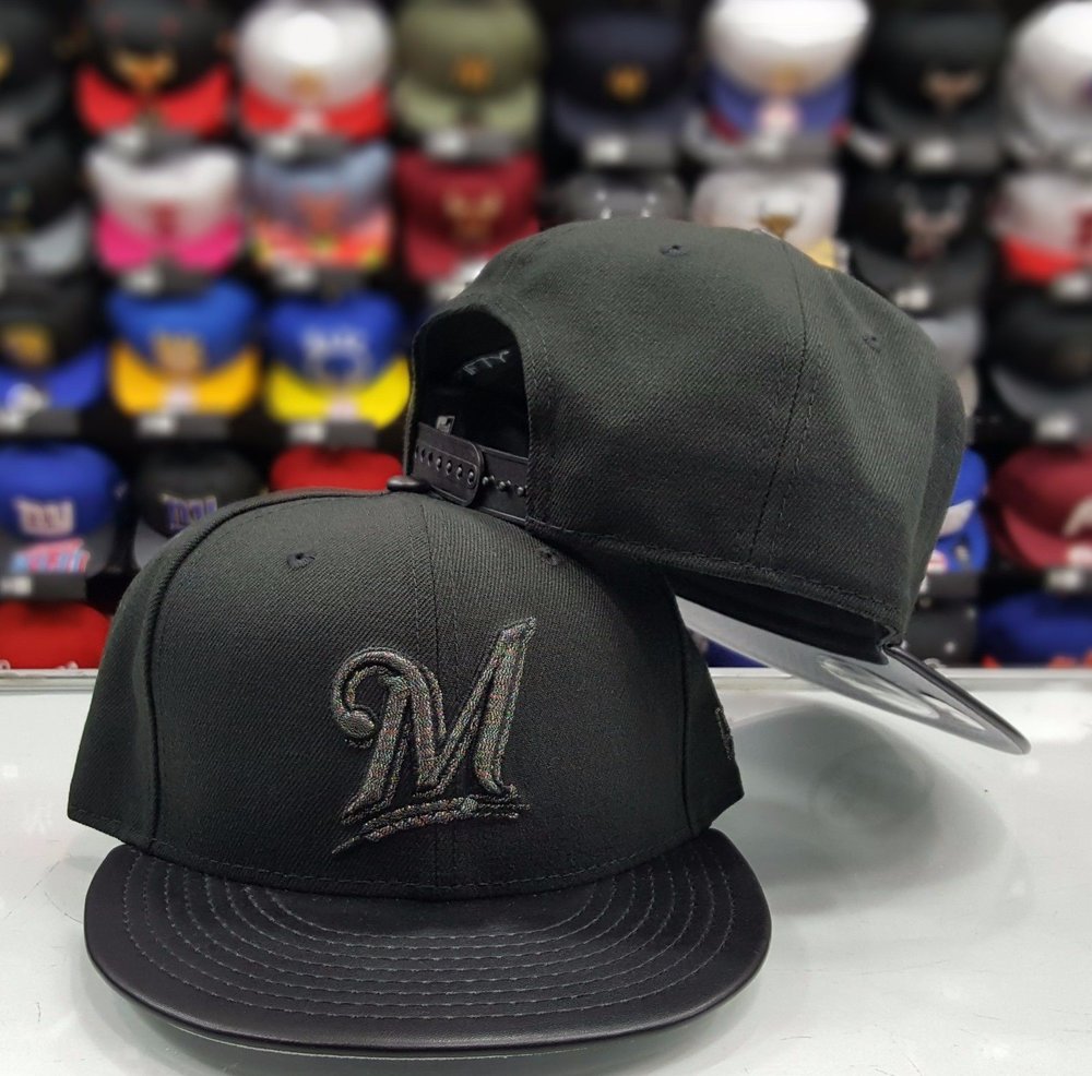 New Era 9Fifty MLB Milwaukee Brewers Hologram Logo snapback Hat