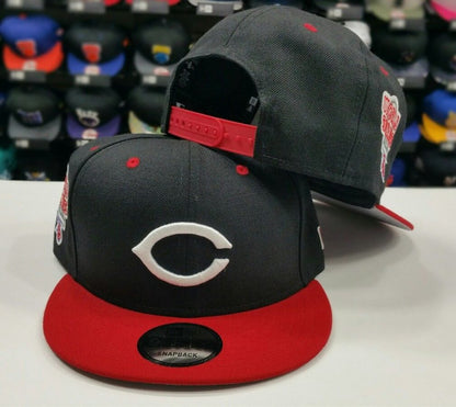 New Era MLB 9Fifty Cincinnati Reds 1976 World Series Black / Red snapback Hat