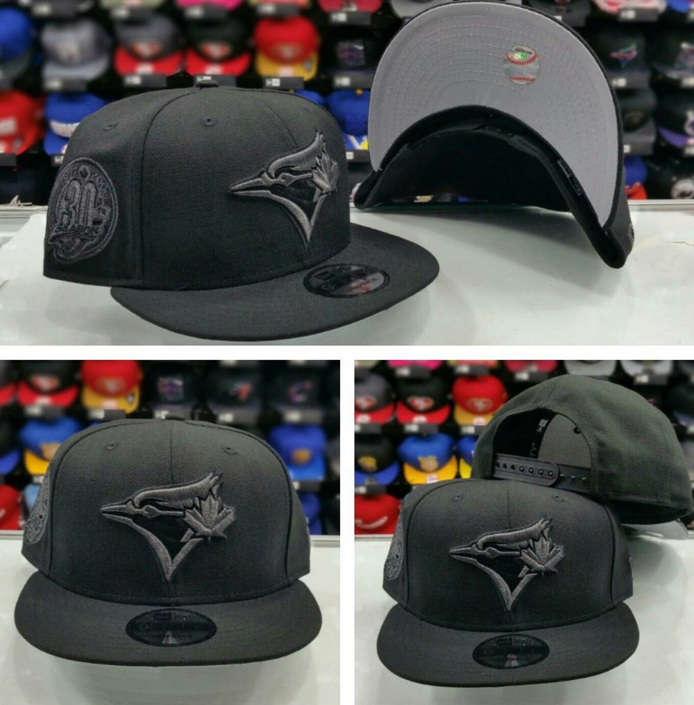 Exclusive New Era MLB Black Toronto Blue Jays 9Fifty snapback Hat