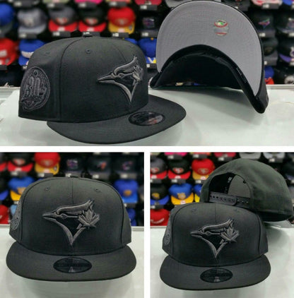 Exclusive New Era MLB Black Toronto Blue Jays 9Fifty snapback Hat