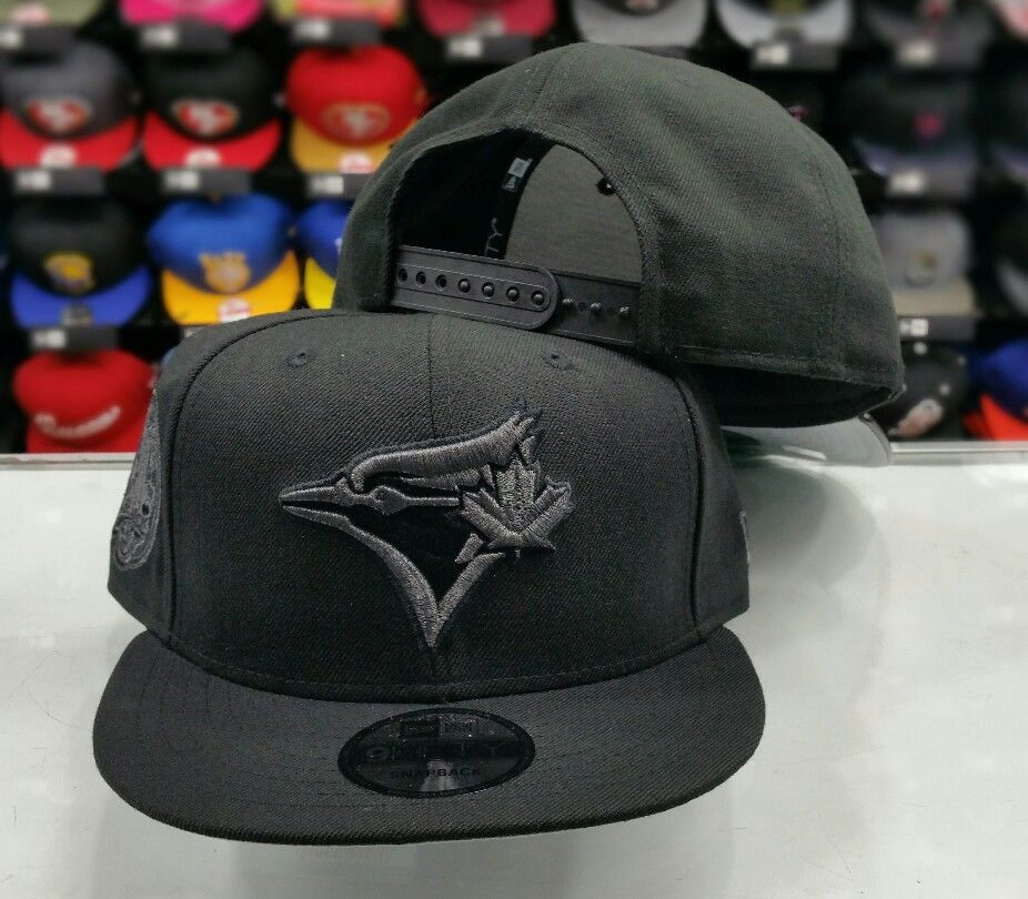 Exclusive New Era MLB Black Toronto Blue Jays 9Fifty snapback Hat
