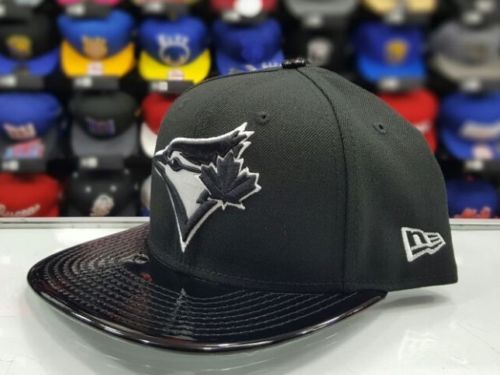 New Era 950 Original fit Toronto Blue Jays Black Patent Leather snapback Hat
