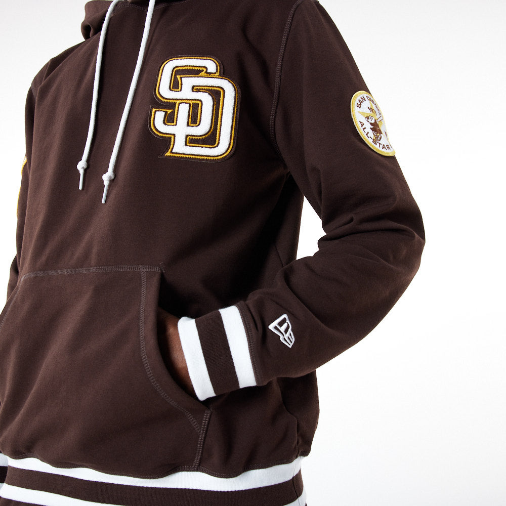 Brown San Diego Padres 1978 All Star Game New Era Elite Hoodie