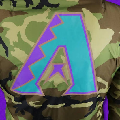 Black Arizona Diamondbacks Alpha Industries X New Era Reversible MA-1 Bomber Jacket