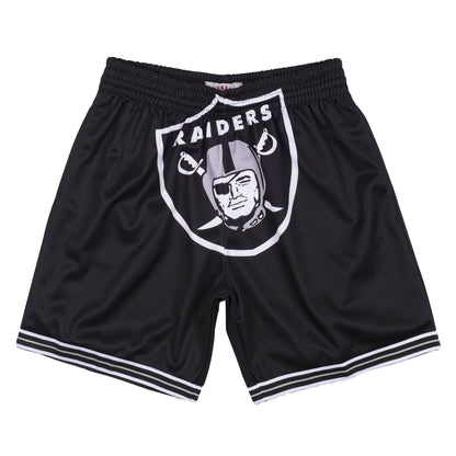 Mitchell & Ness Big Face Oakland Raiders Black Shorts