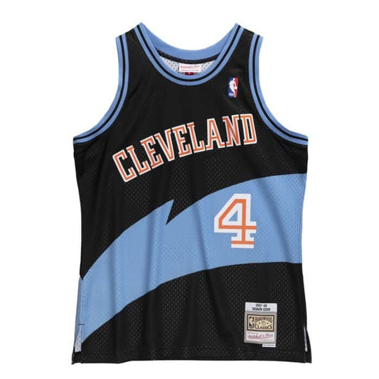 Cleveland Cavaliers 1997-98 Shawn Kemp Mitchell & Ness Black Swingman Jersey Mitchell & Ness White Swingman Jersey