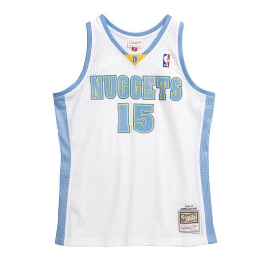 Denver Nuggets 2006-07 Carmelo Anthony Mitchell & Ness White Swingman Jersey